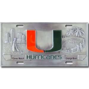  Miami Hurricanes Collectors Plate