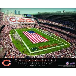  Personalized Chicago Bears Stadium Print Sports 