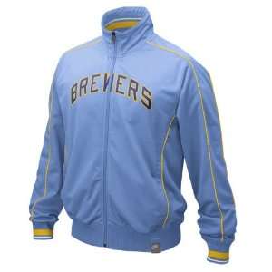   Brewers MLB Nike Full Zip Cooperstown Track Jacket: Sports & Outdoors