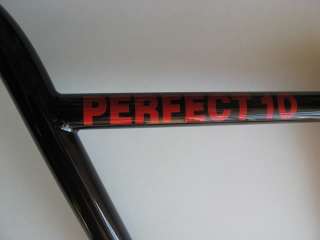 Trans Black Perfect 10 Ten Handle Bar BMX Dirt Bike WTF BTM ATF 