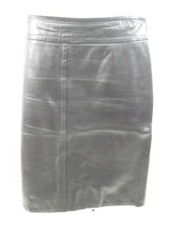 DESIGNER Black Knee Length Skirt Sz S  