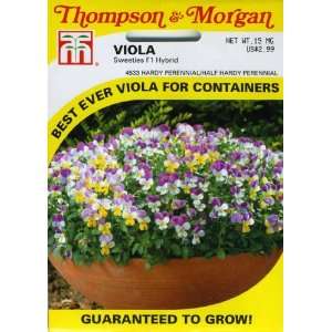   Morgan 4533 Viola Sweeties F1 Hybrid Seed Packet Patio, Lawn & Garden