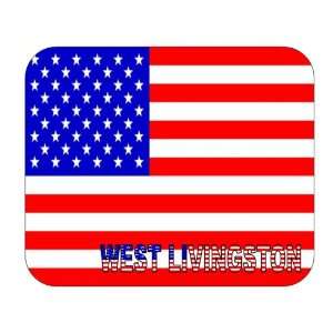  US Flag   West Livingston, Texas (TX) Mouse Pad 