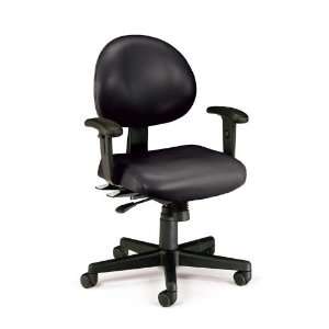  24 Hour Vinyl Task Chair with Arms FLA138