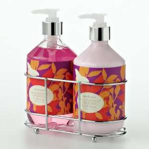 Simple Pleasures Grapefruit Freesia Hand Soap and Hand Lotion Caddy 