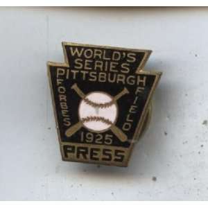 ORIGINAL 1925 World Series Press Pin Pitts Pirates EXMT   MLB Pins And 
