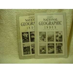   January   December 1989 (2 Volumes) #175  176 National Geo Books