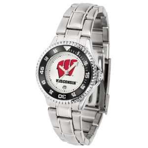   Badgers NCAA Womens Competitor Steel Band Watch