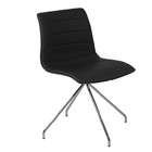 ITALMODERN 17218BLK Black Chrome Asuka Swivel Chair