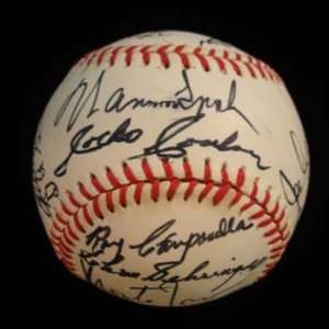  Baseball Hall of Famers Multi Signed Baseball Sports 