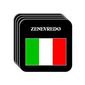  Italy   ZENEVREDO Set of 4 Mini Mousepad Coasters 