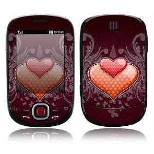 Samsung Smiley Decal Skin   Double Hearts