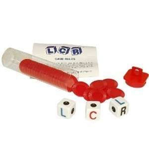  LCR   Left Center Right   Family Dice Game   RED Toys 
