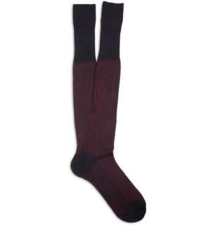    Socks  Casual socks  Ribbed Knee Length Cotton Socks