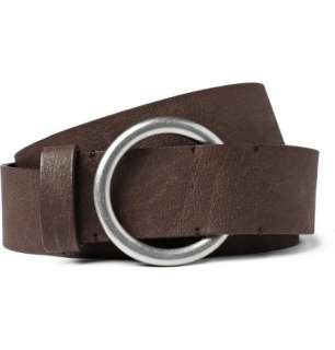  Accessories  Belts  Leather belts  Leather Ring Belt