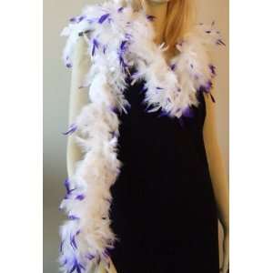   Purple Tips Mardi Gras Masquerade Halloween Costume Fashion Feathers