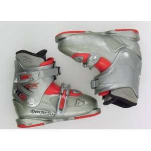 Dalbello Used CX Equipe R2 Gray Red Ski Boots Cuff Wear Toddler Size 