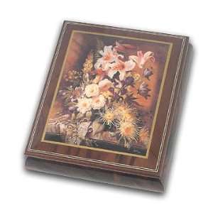    White Glory Floral Ercolano Music Jewelry Box: Everything Else
