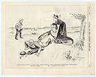 Lavrate Aquarell 1849 Priester Prügel Kirche Prügelstrafe Karikatur 
