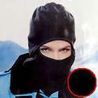 Thermal Fleece Head Ski Mask Balaclava Helmet BLACK NEW