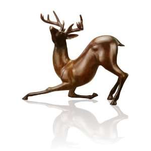  Spi Gallery Brass Contemporary Deer Sculpture