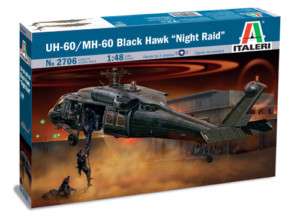 Italeri Model Kit   UH 60/MH 60 BLACK HAWK Night   2706  