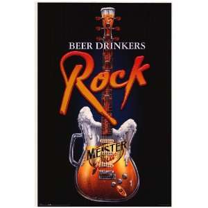  Beer Drinkers Rock   College Poster   22 x 34