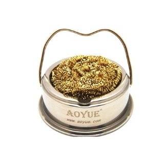Aoyue Soldering Iron Tip Cleaner with Brass wire sponge, no water 
