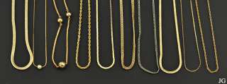10 Necklaces/Chains Gold Tone Napier Avon Various Style  