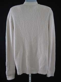 TSE Cream Button Front Long Sleeve Cardigan Sweater S  