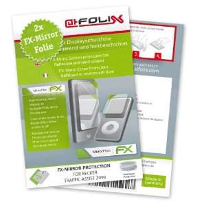  2 x atFoliX FX Mirror Stylish screen protector for Becker Traffic 