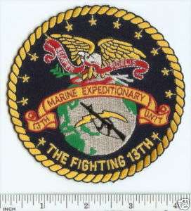 USMC Fighting 13th MEU Marine Expeditionary Unit PATCH  