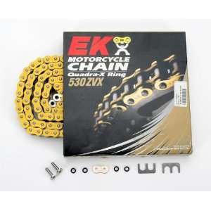 EK Chain 530 ZVX2 Chain   150 Links   Yellow, Chain Type: 530, Color 