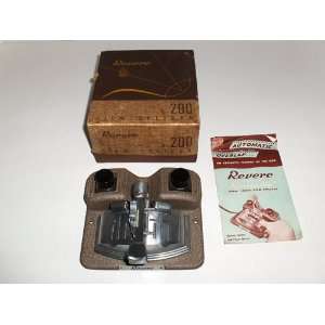  Revere S 200 Vintage Film Splicer in Case with Manual 
