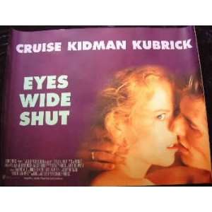 Eyes Wide Shut   Tom Cruise   Original Movie Poster   30 X 40