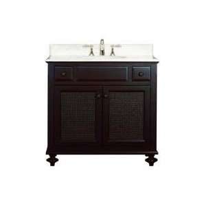  36 Inch Single Sink Vanity with a Dark Espresso Finish and 