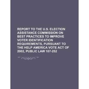   voter identification requirements (9781234088002) U.S. Government