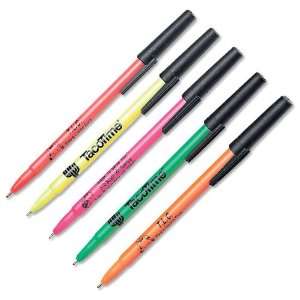   Printed Neon Stick Twist Pen   Min Quantity of 150: Office Products