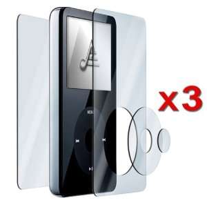  3x Clear Screen Protector Compatible With iPod® Video 