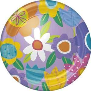  Easter Floral Lunch Plates 8ct