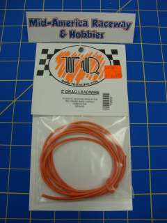 TQ Orange Drag 16 gauge Lead Wire 5 Foot Slot Car 1/24  