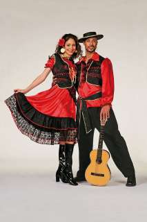 Spanierin Damen Kostüm sexy Flamenco Kleid Spanische Nacht spanisches 