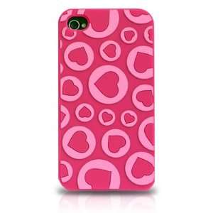  Apple iPhone 4 Hot Pink with Love Hearts Valentine 