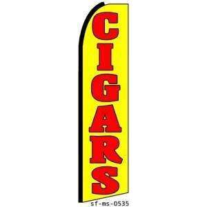  Cigars Extra Wide Swooper Feather Business Flag: Office 