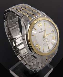 CYMA Nineteen Forty 18k Gold and Stainless Steel Automatic Mens Watch 