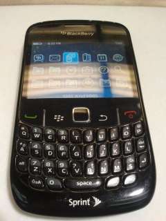   Curve 8530   Black (Sprint) Smartphone   CLEAN ESN 011100008940  