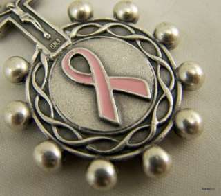 Saint Agatha Rosary Ring Breast Cancer Patron Medal St  