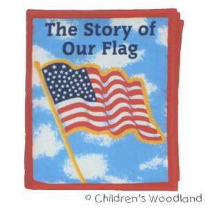   CLOTH/SOFT BOOK! KIDS~BABY~AMERICANA~USA~BEDTIME STORY~STUFFED~HISTORY