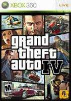Grand Theft Auto IV 4 GTA GAME X BOX Xbox 360 NEW 710425390128  