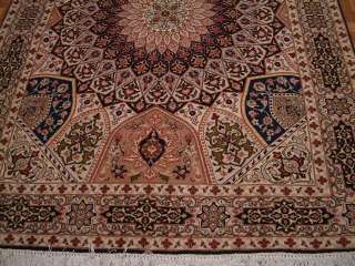 Examples of Persian rug #1246 on 4 different types of floors